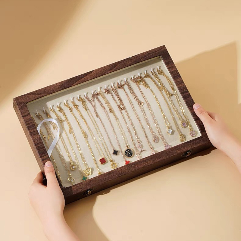 Travel Accessories Jewelry - Caja de joyería de madera para