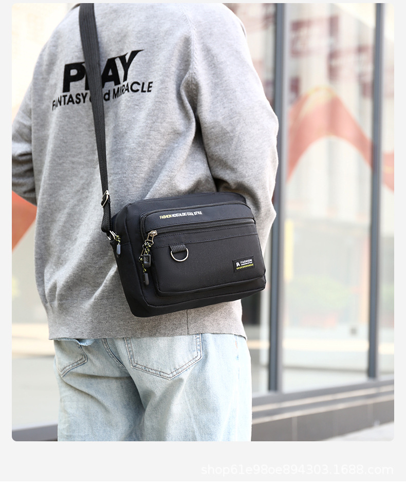 Travel Accessories To Gift - Bolso Bandolera Casual para Hombre, Ligero,