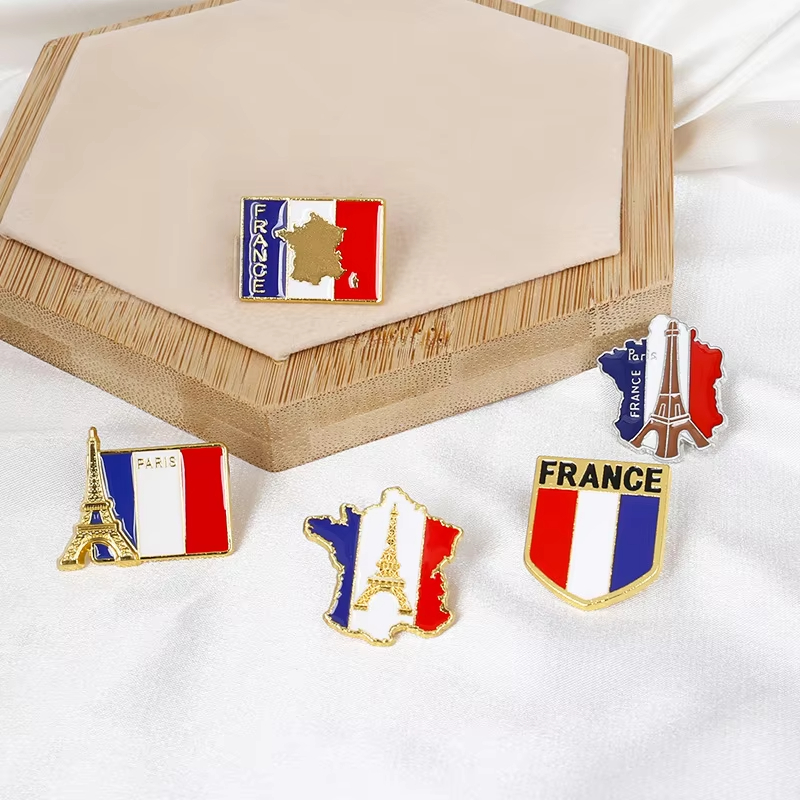 Travel Accessories Jewelry - Broches de esmalte con la bandera