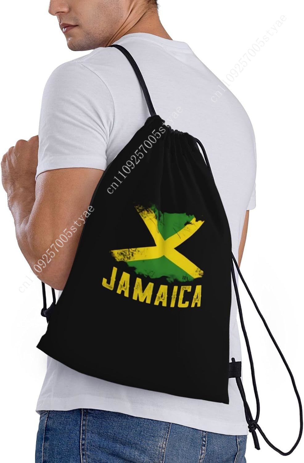 Bolsa con cordón con bandera d - Travel Accessories For Jamaica reseña y precio