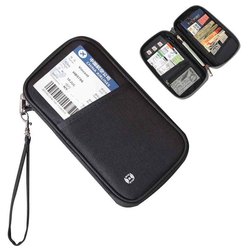Cartera para pasaporte con blo - Travel Accessories Organizer Case reseña y precio