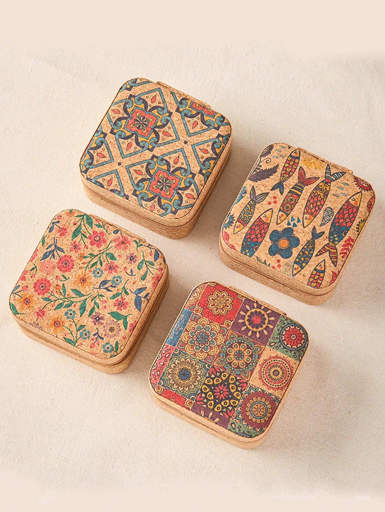 Estuche para joyas cuadrado co - Travel Accessories Jewelry reseña y precio