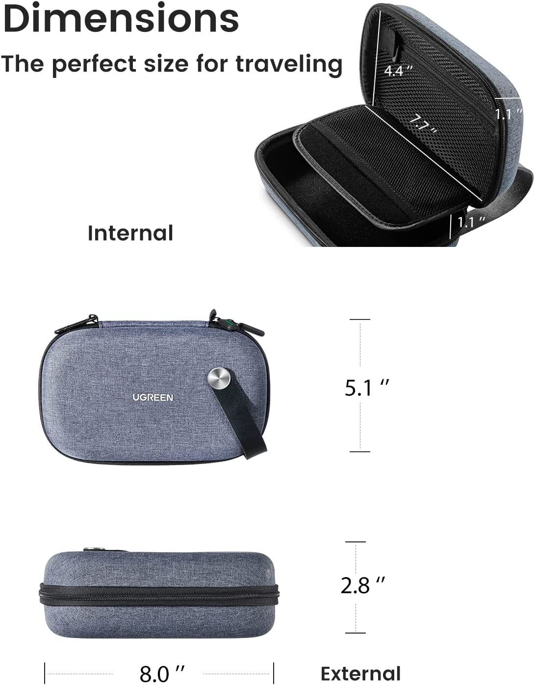 UGREEN Electronics Organizador - Travel Accessories Organizer Case reseña y precio