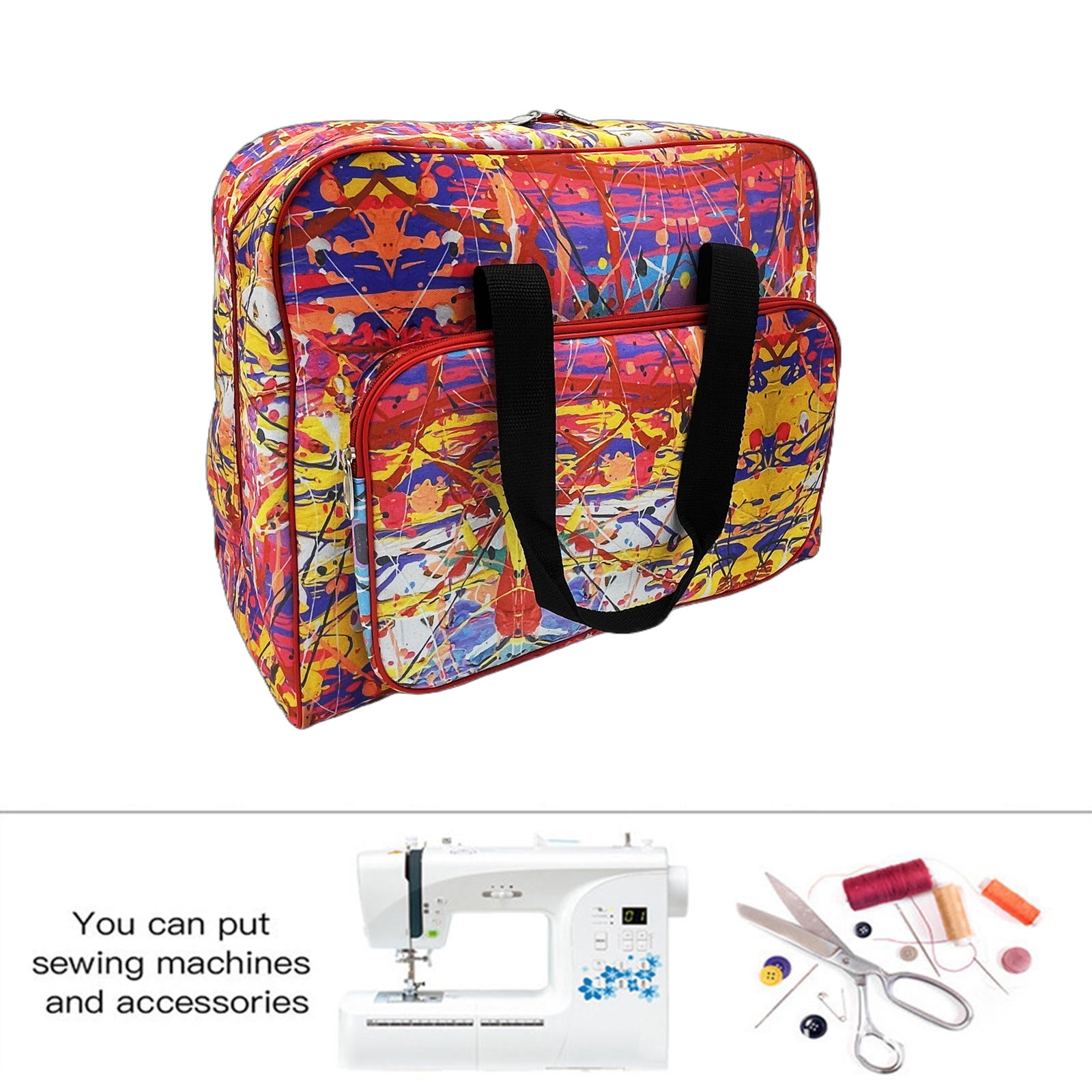 Estuche de transporte para máq - Travel Accessories Organizer Case reseña y precio