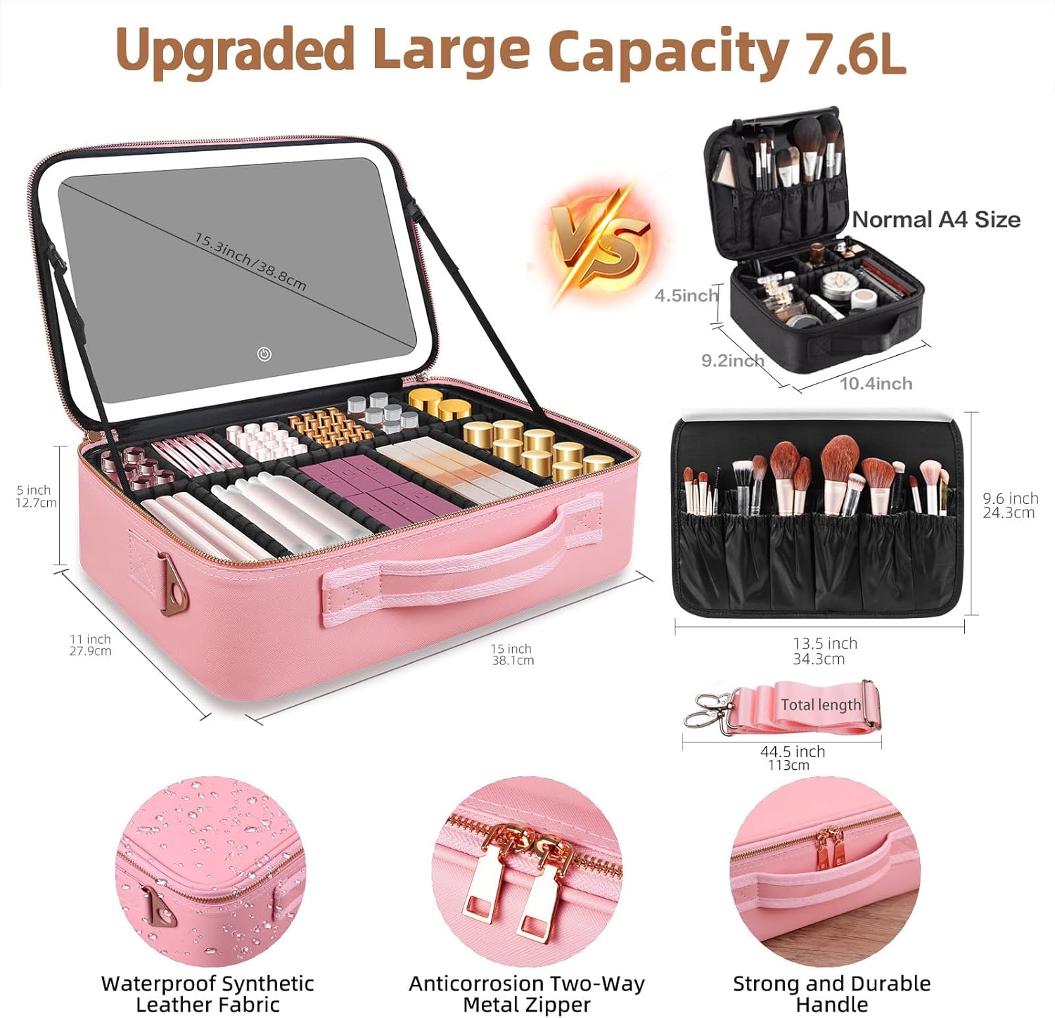 Bolsa de Maquillaje de Gran Ca - Travel Accessories Organizer Case reseña y precio